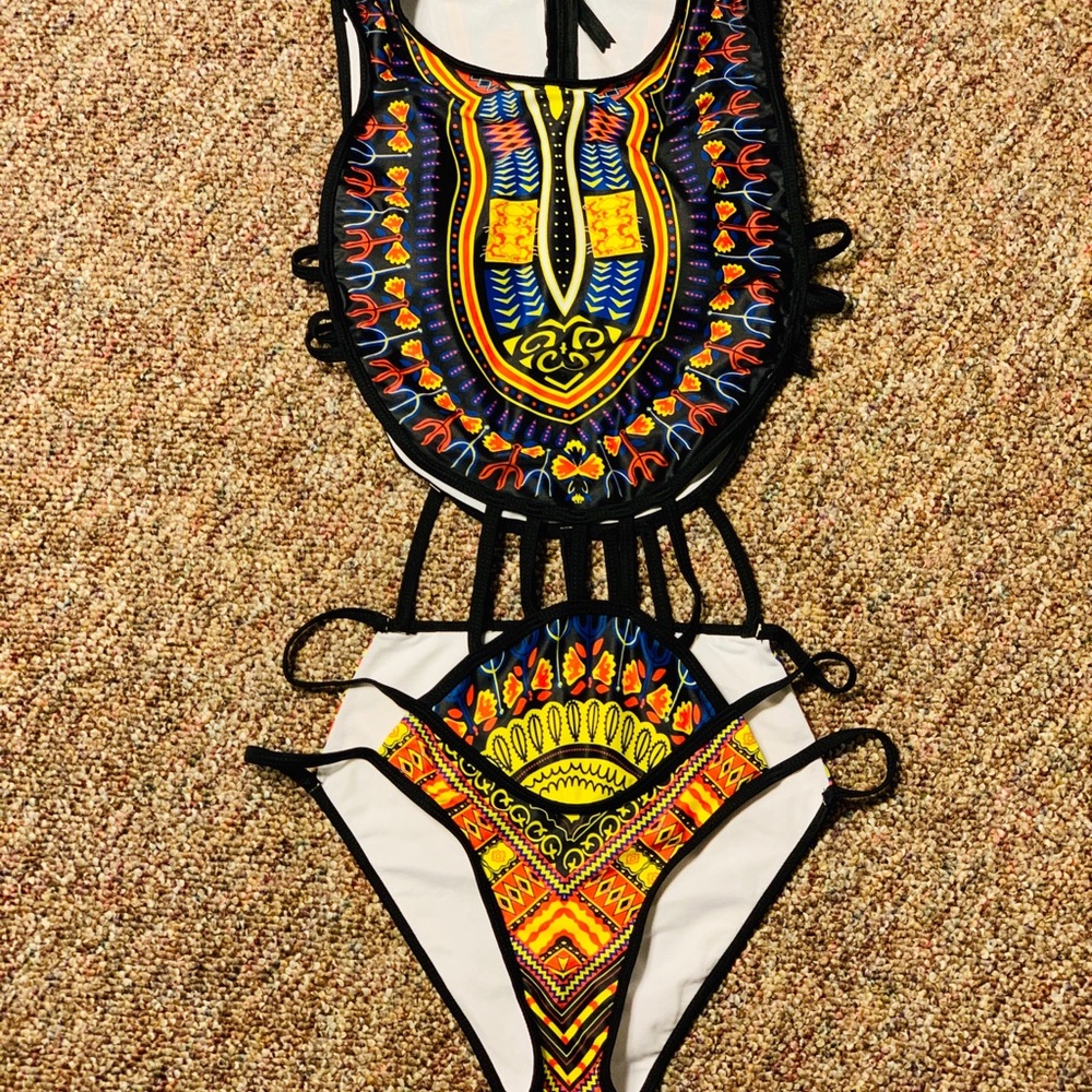 Swimsuit in African style